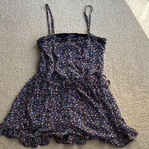 Floral Spaghetti Strap Romper